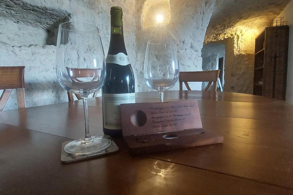 Troglo Entre Caves Et Chateaux Montlouis sur Loire Bagian luar foto